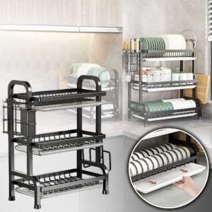 Pametni višeslojni stalak za brzo i učinkovito sušenje posuđa | DRYSTACK