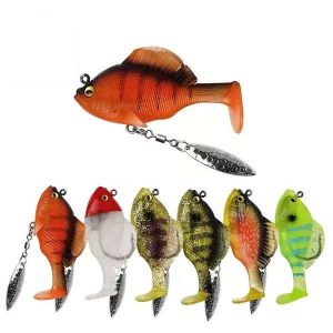 Set unaprijed montiranih swimbait varalica – 10 g, skrivena udica, 6 komada | FISOLOVKA